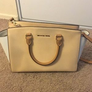 Michael Kors tri colored purse